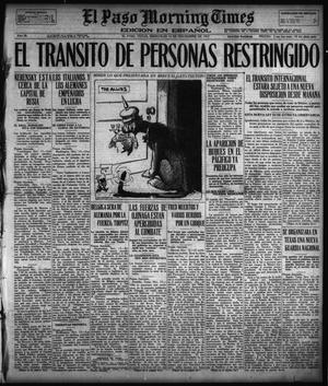 El Paso Morning Times (El Paso, Tex.), Vol. 38TH YEAR, Ed. 1, Wednesday, November 14, 1917