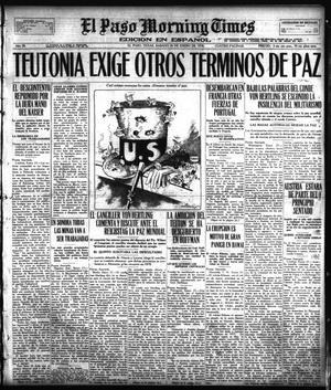 El Paso Morning Times (El Paso, Tex.), Vol. 38TH YEAR, Ed. 1, Saturday, January 26, 1918