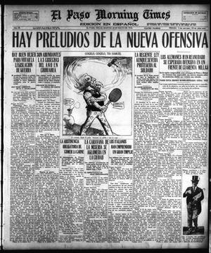 El Paso Morning Times (El Paso, Tex.), Vol. 38TH YEAR, Ed. 1, Tuesday, May 28, 1918