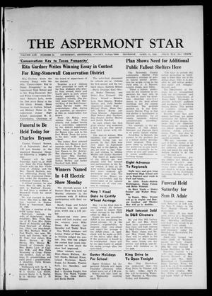 The Aspermont Star (Aspermont, Tex.), Vol. 70, No. 33, Ed. 1 Thursday, April 11, 1968