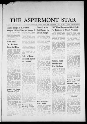 Primary view of object titled 'The Aspermont Star (Aspermont, Tex.), Vol. 70, No. 47, Ed. 1 Thursday, July 18, 1968'.