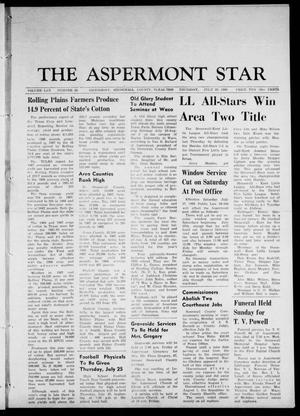 The Aspermont Star (Aspermont, Tex.), Vol. 70, No. 48, Ed. 1 Thursday, July 25, 1968