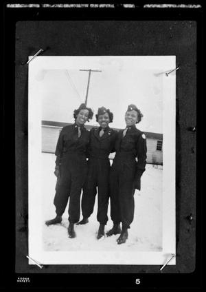 [Portrait of Three Women in Military Uniform]
