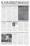 Newspaper: The University News (Irving, Tex.), Vol. 35, No. 11, Ed. 1 Wednesday,…