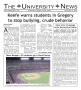Newspaper: The University News (Irving, Tex.), Vol. 36, No. 8, Ed. 1 Tuesday, No…
