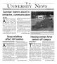 Thumbnail image of item number 1 in: 'The University News (Irving, Tex.), Vol. 37, No. 1, Ed. 1 Tuesday, September 6, 2011'.