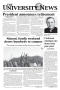 Thumbnail image of item number 1 in: 'The University News (Irving, Tex.), Vol. 33, No. 7, Ed. 1 Wednesday, October 22, 2003'.