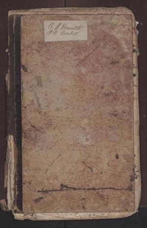 Primary view of object titled '[J. P. Civil and Criminal Docket, No Precinct , Cooke County, 1866-1867]'.