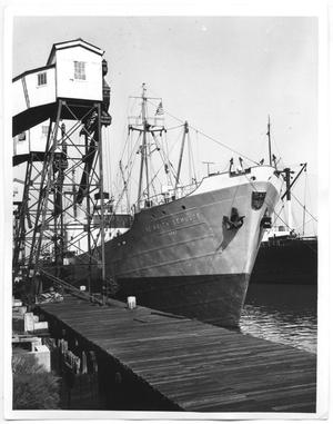 [Photograph of  the Boat, Heinrich Schulte, at Dock]
