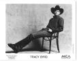 Photograph: [Photograph of Tracy Byrd on a Chair]