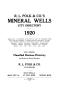 Thumbnail image of item number 4 in: '[R.L. Polk & Co.'s Mineral Wells City Directory, 1920]'.