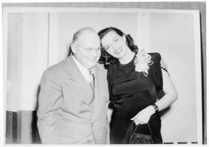 [Photograph of Jane Russell Posing with Pier Manager]