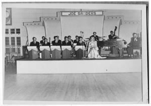 [Photograph of Joe Sanders and Orchestra]