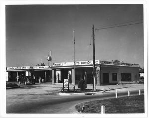Primary view of object titled '[Mitchell Auto Supply and Gas Service Station]'.