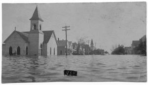 [Flooded Street in Port Arthur]