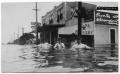 Thumbnail image of item number 1 in: '[Four Men Standing in Flood Water]'.