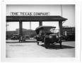 Photograph: [Cars by Texas Company Plant]