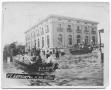 Photograph: [Flooding Outside Post Office]