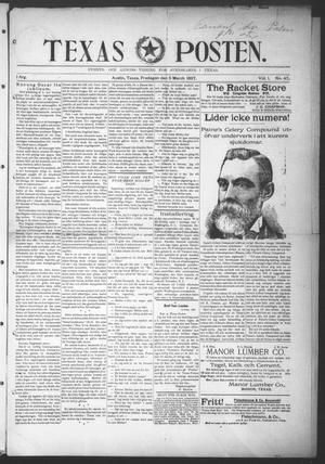 Texas Posten (Austin, Tex.), Vol. 1, No. 47, Ed. 1 Friday, March 5, 1897
