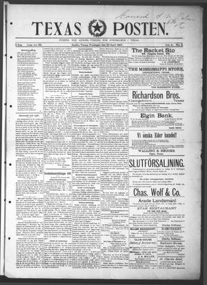 Texas Posten (Austin, Tex.), Vol. 2, No. 3, Ed. 1 Friday, April 30, 1897