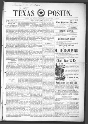 Texas Posten (Austin, Tex.), Vol. 2, No. 9, Ed. 1 Friday, June 11, 1897