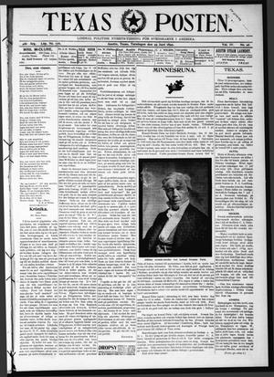 Texas Posten (Austin, Tex.), Vol. 4, No. 26, Ed. 1 Thursday, June 29, 1899