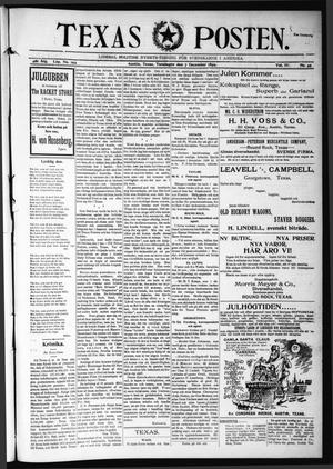 Texas Posten (Austin, Tex.), Vol. 4, No. 49, Ed. 1 Thursday, December 7, 1899