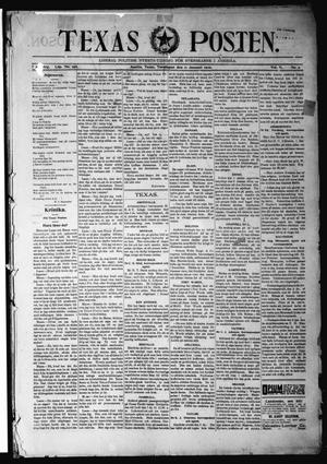 Texas Posten (Austin, Tex.), Vol. 5, No. 2, Ed. 1 Thursday, January 11, 1900