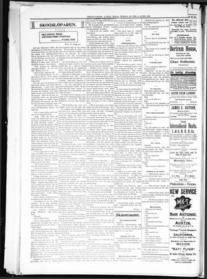 Texas Posten (Austin, Tex.), Vol. 5, No. 17, Ed. 1 Thursday, April 