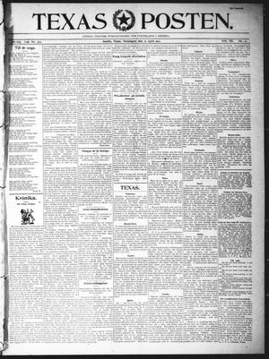 Texas Posten (Austin, Tex.), Vol. 7, No. 41, Ed. 1 Thursday, April 10, 1902