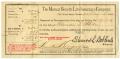 Thumbnail image of item number 1 in: '[Receipt for Life Insurance, December 1, 1902]'.