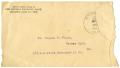 Thumbnail image of item number 1 in: '[Envelope addressed to Mr. Claude D. White]'.