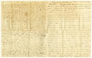 Primary view of object titled '[Letter from Charles Moore to Josephus Moore and Elvira Moore, January 14, 1865]'.