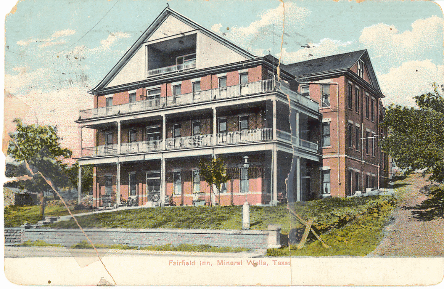 Fairfield Inn, Mineral Wells, Tex
                                                
                                                    [Sequence #]: 1 of 1
                                                