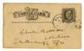 Primary view of [Postcard from William Dodd to Mary Ann Moore and Charles B. Moore, November 1, 1882]