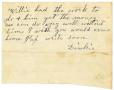Thumbnail image of item number 4 in: '[Letter from Dinkie McGee to C. B. Moore, January 11, 1884]'.
