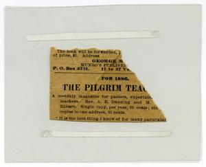 Primary view of object titled '[Poem clipped from newspaper]'.