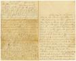 Primary view of [Letters from Matilda Dodd and Adelitia McGee to the Moore family and Alice McGee, December 28-30, 1889]