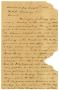 Letter: [Letter from Charles B. Moore to Linnet Moore, July 29-30, 1898]