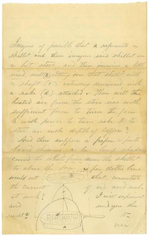 Primary view of object titled '[Letter fragment, c.1899]'.