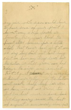 Primary view of object titled '[Letter from Iola White, 1909]'.