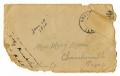 Thumbnail image of item number 1 in: '[Envelope for Mary Moore, January 10, 1910]'.