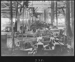 [Southern Pine Lumber Company Planing Mill Interior - South End]