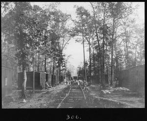 [Southern Pine Lumber Company Camp 1 from North]