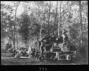 [Texas South-Eastern Railroad Engine 8 in the Woods]
