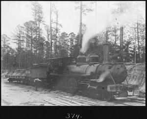 [Texas South-Eastern Railroad Engine 3 near Blix]