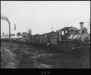 [Texas South-Eastern Railroad Lumber Freight Train]