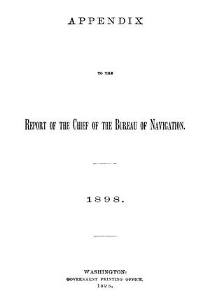 Primary view of object titled 'Appendix to the Report of the Chief of the Bureau of Navigation.'.