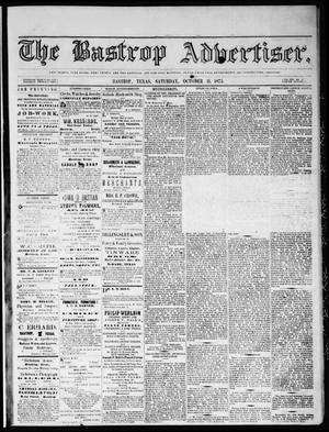 The Bastrop Advertiser (Bastrop, Tex.), Vol. 16, No. 47, Ed. 1 Saturday, October 11, 1873