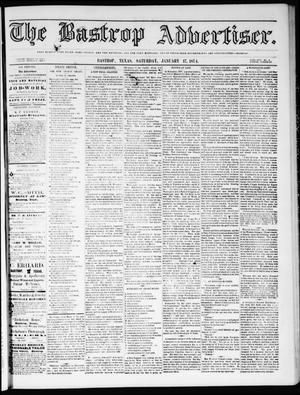 The Bastrop Advertiser (Bastrop, Tex.), Vol. 17, No. 8, Ed. 1 Saturday, January 17, 1874